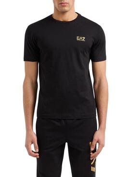 Maglietta Emporio Armani EA7 Core Identity nera per uomo