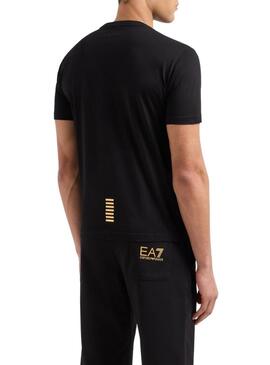 Maglietta Emporio Armani EA7 Core Identity nera per uomo