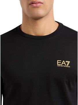 Maglietta Emporio Armani EA7 Core Identity nera per uomo