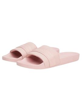 Ciabatte rosa Tommy Hilfiger Poolside per donna.