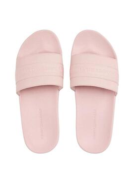 Ciabatte rosa Tommy Hilfiger Poolside per donna.
