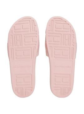 Ciabatte rosa Tommy Hilfiger Poolside per donna.