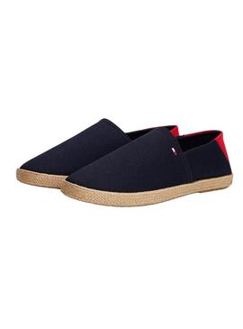 Espadrillas Tommy Hilfiger blu scuro per uomo.