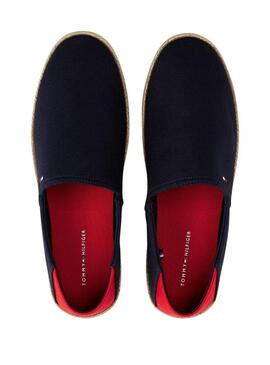 Espadrillas Tommy Hilfiger blu scuro per uomo.