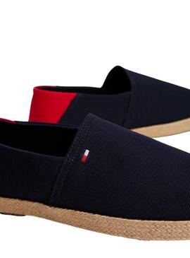 Espadrillas Tommy Hilfiger blu scuro per uomo.
