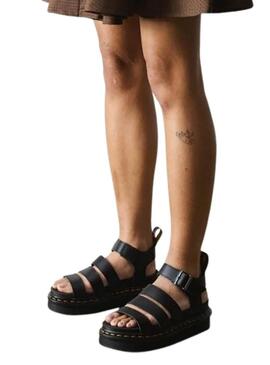 Sandali Dr Martens Blaire neri per donna.