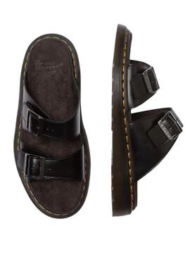 Sandali Dr Martens Josef neri da donna.
