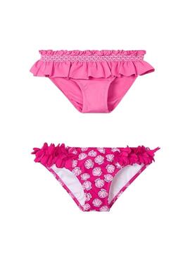 Set di 2 mutandine Mayoral rosa e stampate per bambina.