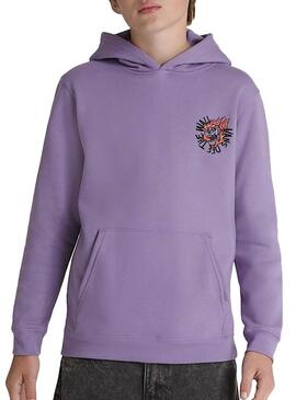Felpa Vans Vortex viola per bambino