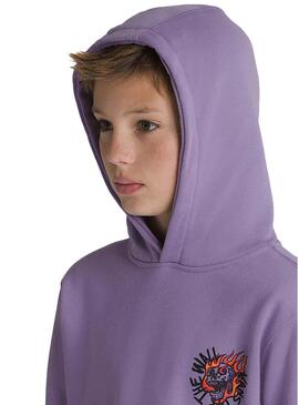 Felpa Vans Vortex viola per bambino