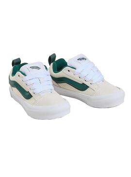 Sneakers Vans Old Skool retrò beige e verde