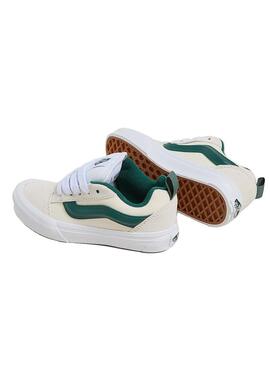 Sneakers Vans Old Skool retrò beige e verde