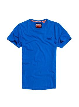 T-Shirt Superdry Basic Lite Blu elettrico Uomo 