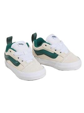 Scarpe Vans Old Skool baby beige e verde