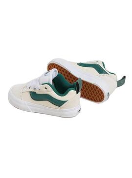 Scarpe Vans Old Skool baby beige e verde