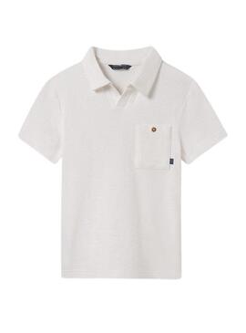 Polo Mayoral tasca bianca per bambino
