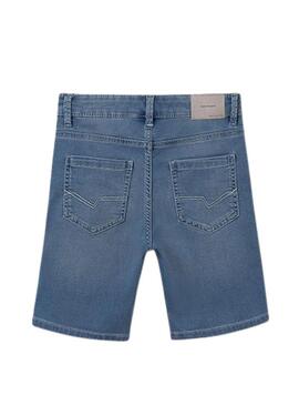 Bermuda in denim Mayoral soft blu medio bambino