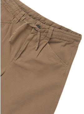Bermuda Mayoral rilassata color cammello per bambino