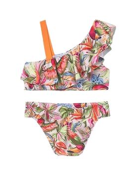 Mayoral  Bikini  con stampa di volant per bambine