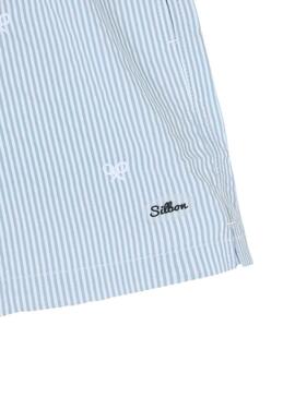 Costume da bagno Silbon a righe blu  per uomo