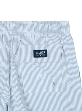 Costume da bagno Silbon a righe blu  per uomo