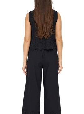 Camicia Only Roxanne Resort nera per donna