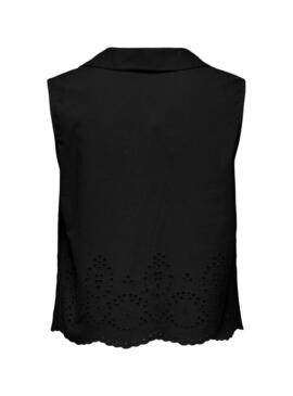 Camicia Only Roxanne Resort nera per donna