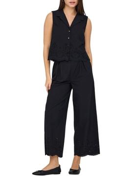 Camicia Only Roxanne Resort nera per donna