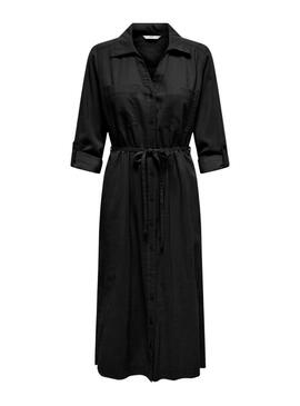 Abito Only camicia Aris nero per donna