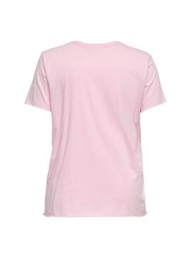 Maglietta Only Lucy Dreamer rosa per donna