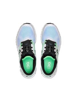Sneakers On Cloud 6 verdi e blu per donna