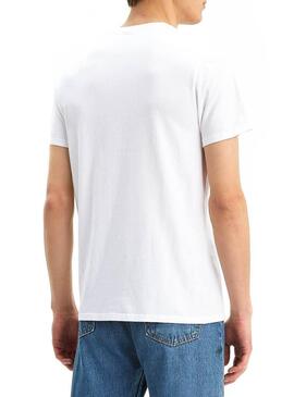 T-Shirt Levis Horse Logo Bianco Uomo