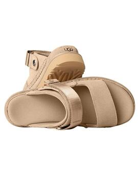 Sandali UGG Goldenstar beige per donna