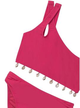 Bikini Mayoral conchiglie rosa per bambina