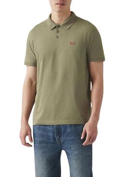 Polo Levis Housemark verde per uomo