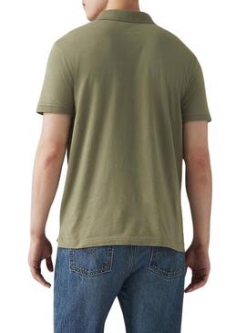 Polo Levis Housemark verde per uomo