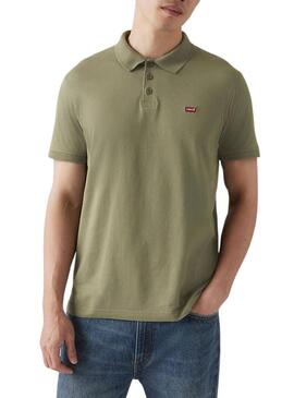 Polo Levis Housemark verde per uomo