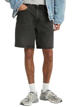 Bermuda jeans Levis 468 Loose nero per uomo