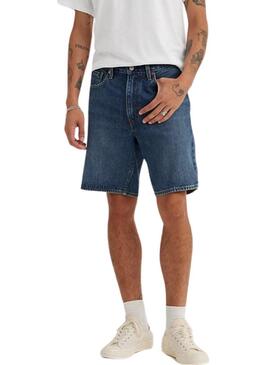 Bermuda  jeans Levis 468 Loose blu per uomo