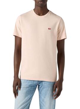 Maglietta Levis Original Housemark rosa per uomo
