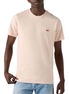 Maglietta Levis Original Housemark rosa per uomo