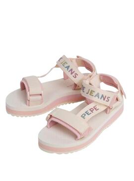 Sandali Pepe Jeans Pool Fresh rosa per bambina.