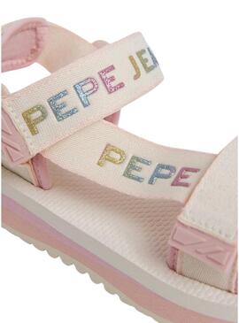 Sandali Pepe Jeans Pool Fresh rosa per bambina.