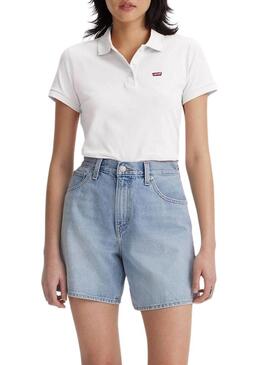 Polo Levis Housemark bianco per donna