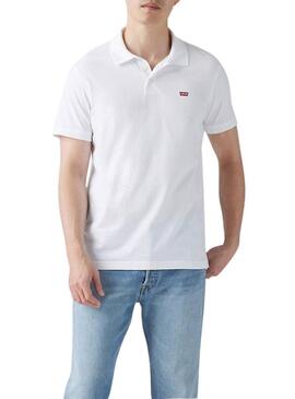 Polo Levis Housemark bianco per uomo