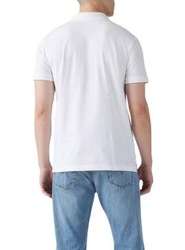 Polo Levis Housemark bianco per uomo
