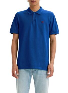 Polo Levis Housemark blu per uomo