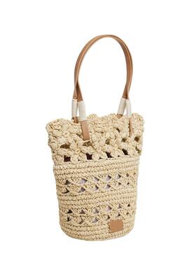 Borsa Pepe Jeans Enid in rafia per donna