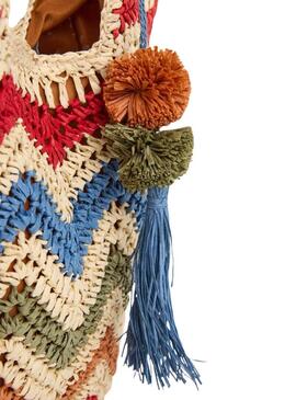 Borsa multicolore Pepe Jeans Cassilda per donna