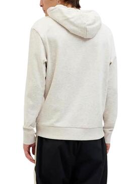 Felpa Jack and Jones Hawaii Shape grigia per uomo.